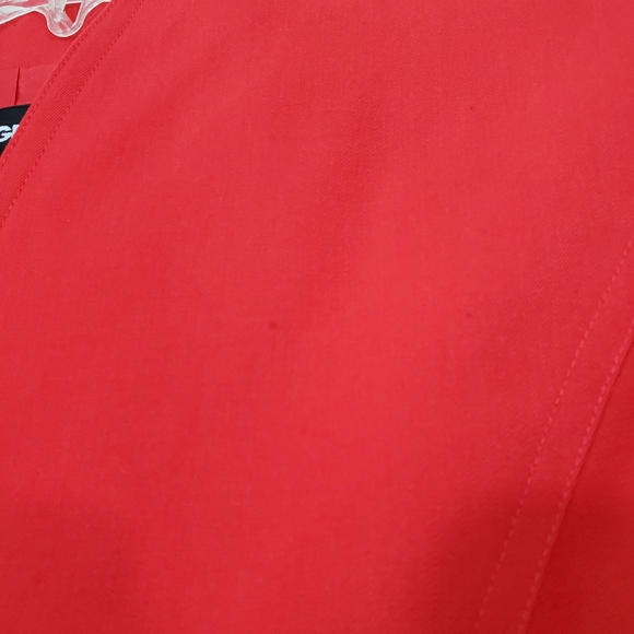 Diane Gilman Red 100% Wool Dress, Size 12 - Picture 6 of 14